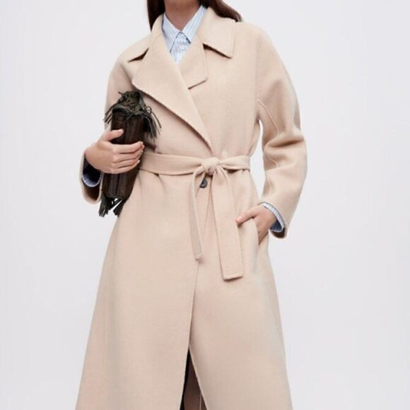 MAJE 
Gwenn Trench Coat - Ecru - Picture 1 of 11